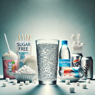 Produits sans sucre contenant de l’aspartame : une alternative trompeuse pour la glycémie et la perte de poids.